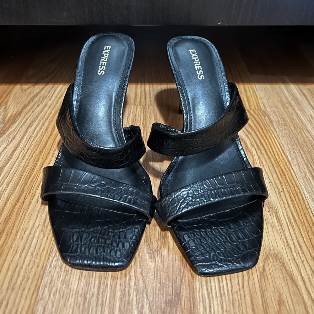 Black heels